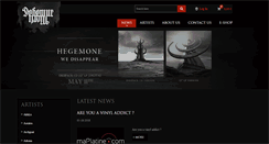 Desktop Screenshot of debemur-morti.com